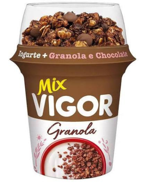 Iogurte Nat Mix C/Gran Choc Vigor 140g
