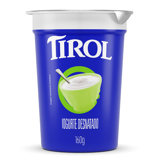 Iogurte Natural Desnatado Tirol 160gr