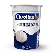 Iogurte Natural Integral Carolina 160gr