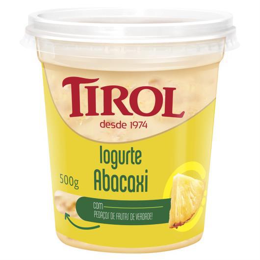 Iogurte Pedacos Abacaxi Tirol 500g