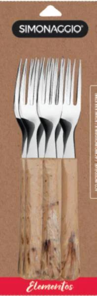 jg garfo De Mesa Sintonia Travertino 6 pcs