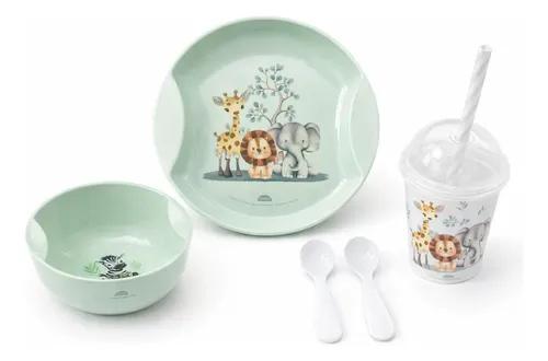 Kit Alimentacao Menino C/5pc Plasutil