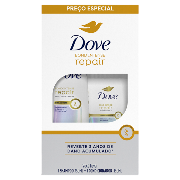 Kit Sh/Cond Bond Repair Dove 350/150ml