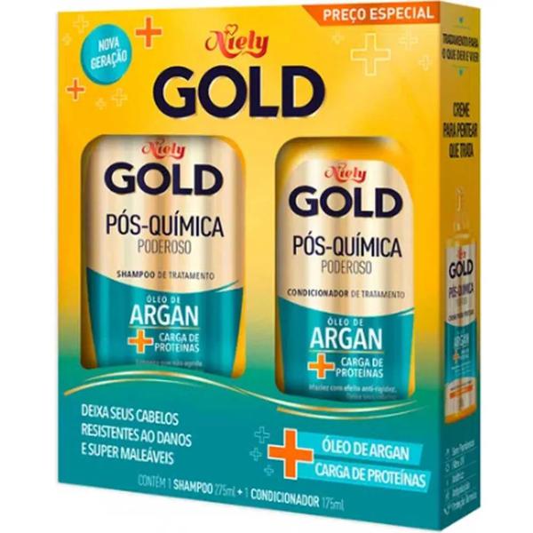 Kit Shampoo/Cond Oleo Argan Niely 275ml+175ml