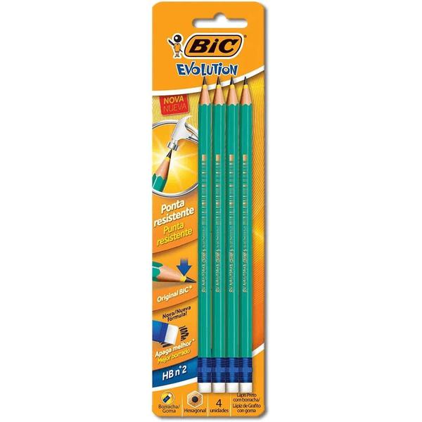 Lapis Evolution Sextavado N2 C/Borra Bic