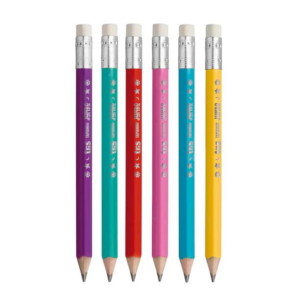 Lapis Preto Trian. Tris Jumbo Nini C/ Borracha