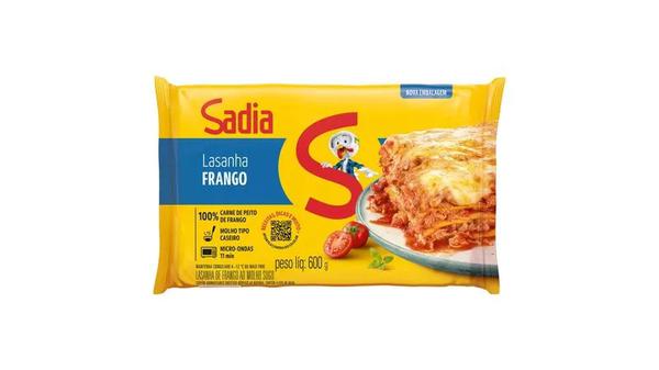 Lasanha Frang Molho Sugo Cong Sadia 600g