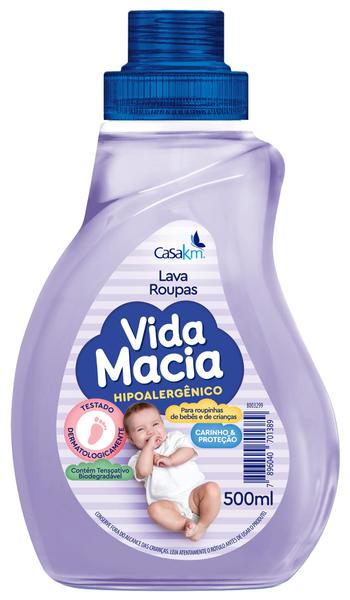 Lava Roupa Liq Baby Vida Macia 500ml