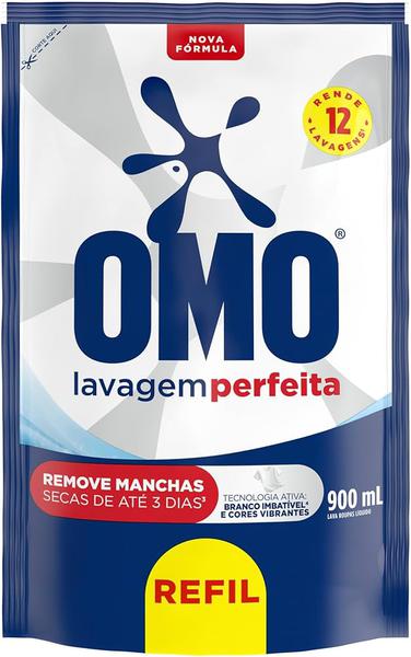 Lava Roupas Liq Lava Perf Ref Omo 900ml