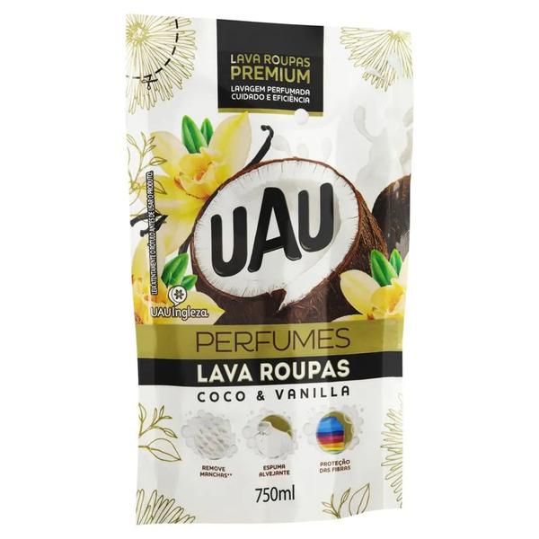 Lava Roupas Liq Sache Coco Uau 750ml