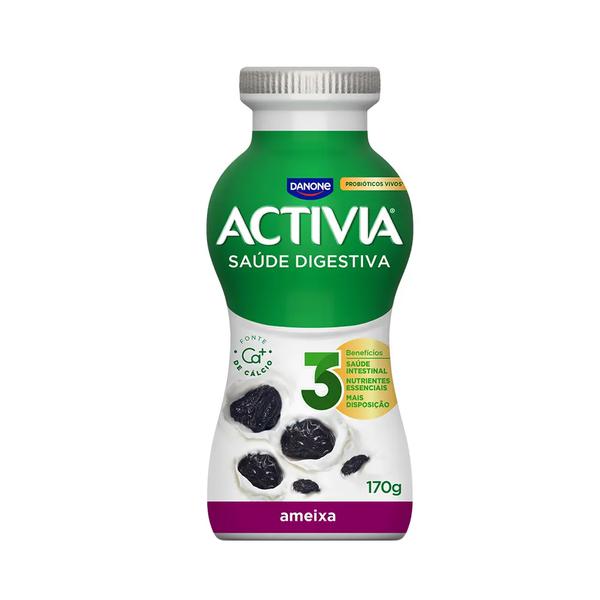 Leite Ferm Ameixa Activia Danone 170gr