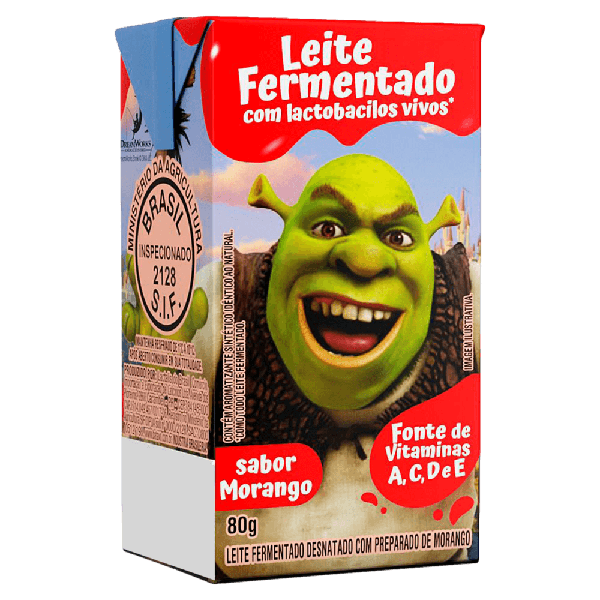 Leite Fermentado Morango Batavinho 80g