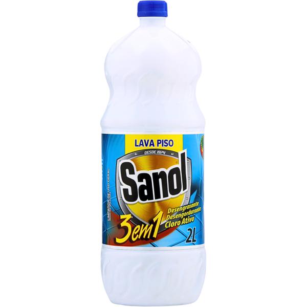 Limpador Lava Pisos 3em1 Sanol 2 Lt