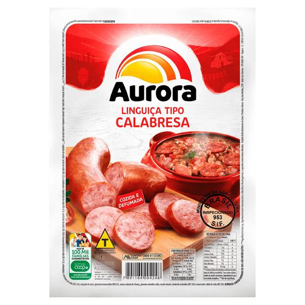 Linguica Calabresa Def Aurora 400gr
