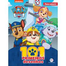 Livro Desenhos Patrulha Canina C/1 Ciran