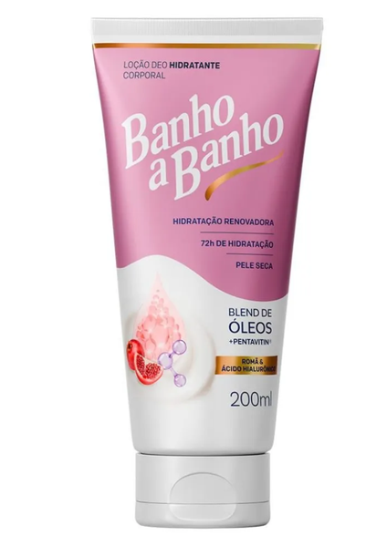 Locao Hidrata Roma & Hialu 200ml Banho a