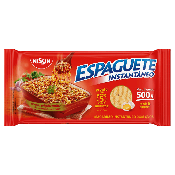 Macarrao Inst 5 Min Nissin 500gr