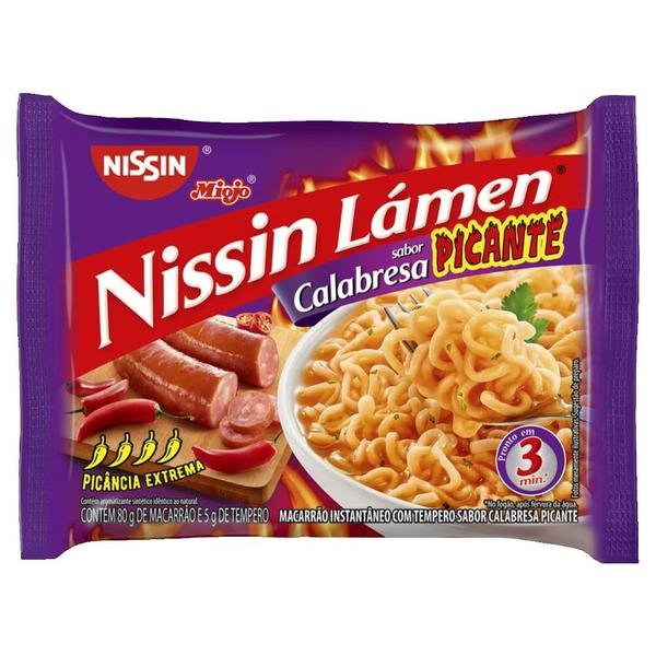 Macarrao Inst Calabresa Picante Nissin 85gr
