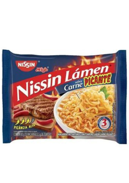 Macarrao Inst Carne Picante Nissin 85gr