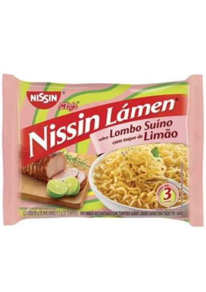 Macarrao Inst lombo suino Nissin 85gr