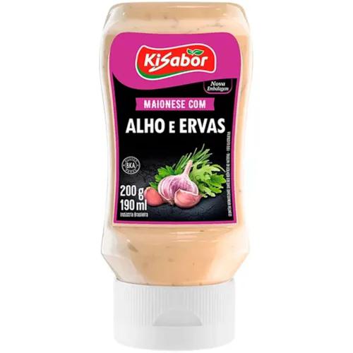Maionese Alho Ervas Kisabor 200gr