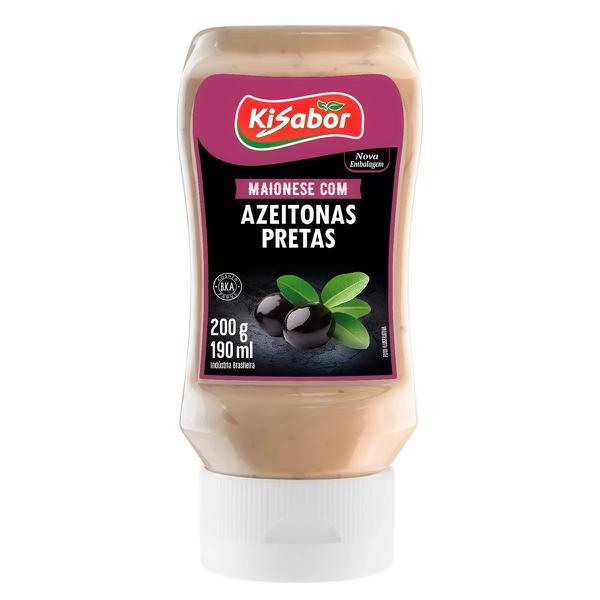 Maionese Azeitonas Pretas Kisabor 200gr