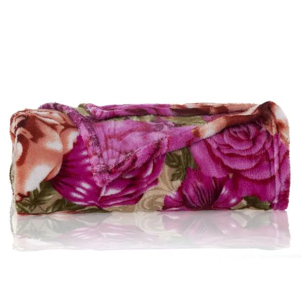 Manta Casal Estampada 1,80x2mt Dcaza
