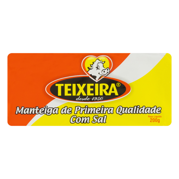 Manteiga C/Sal Tablete Teixeira 200g