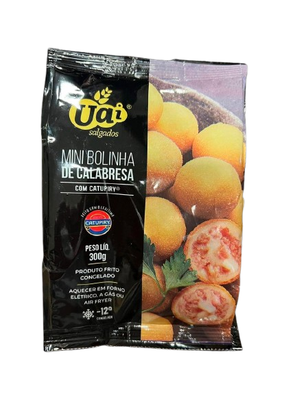 Mini Boilinha Calabresa Uai 300g