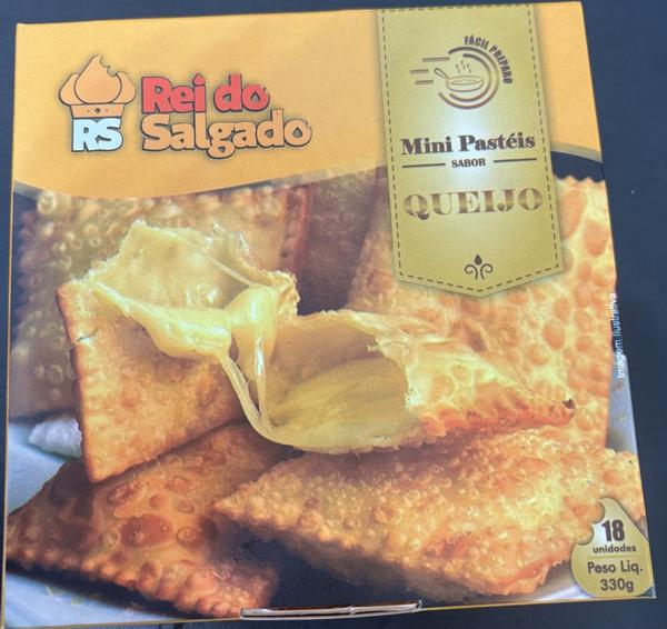 Mini Pastel Queijo rei Do Salgado 330gr