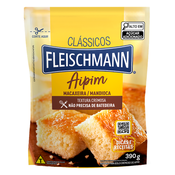 Mist P/Bolo Aipim Fleischmann 390gr