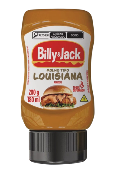 Molho Billy e Jack Lousiana Kisabor 200gr