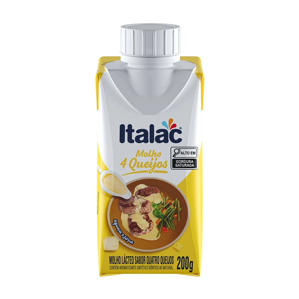 Molho Lacteo Quatro Queijo Italac 200gr Tp