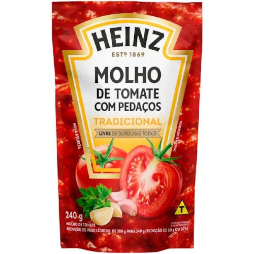 Molho Tom Tradicional Sache Heinz 240gr