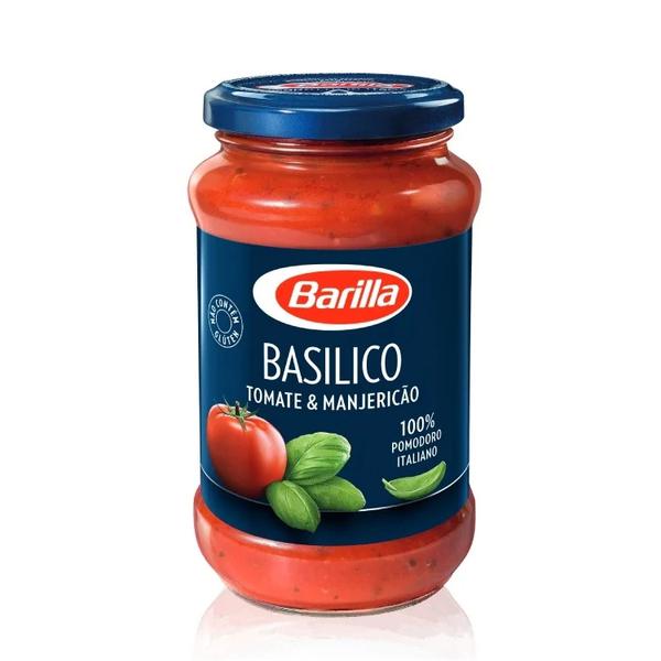 Molho Tomate Basilico Barilla 400gr Vidro