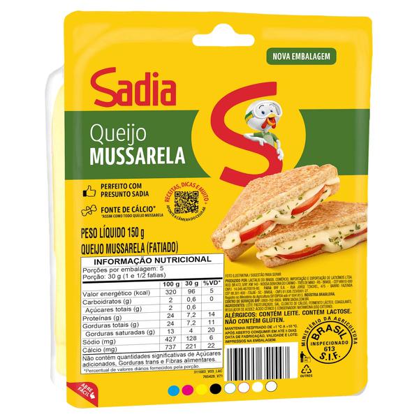 Mussarela Soltissimo Sadia 150gr