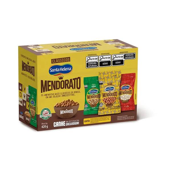 Pack Amendoim Classicos Mendorato 420gr