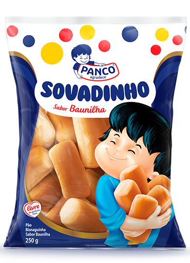 Pao Bisnaguinha Baunilha Panco Sovadinho 250gr