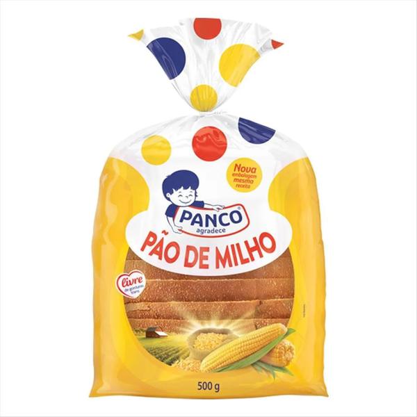 Pao Caseiro Milho Panco 500gr