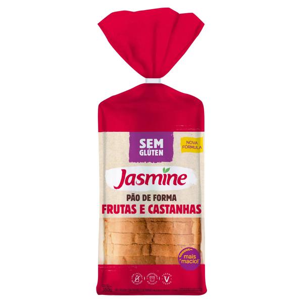 Pao S/Gluten Castanha Jasmine 350gr