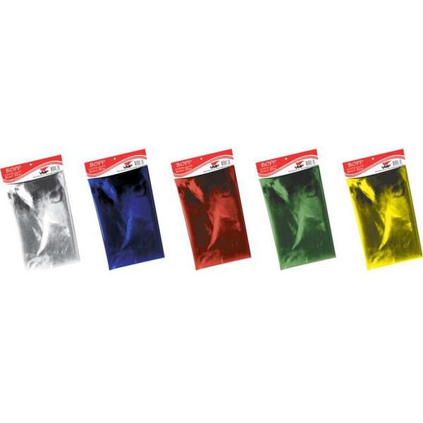 Papel Celofane 5 Cores 80x80 Cm Vmp