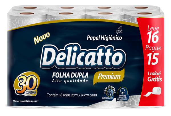 Papel Higien Folha Dup Neutro Delic C/16
