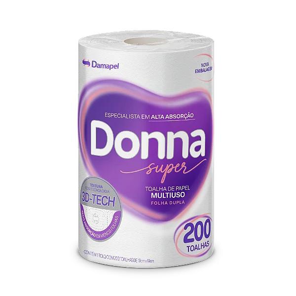 Papel Toalha Donna C/1 200 toalhas