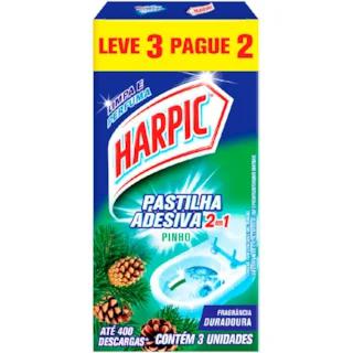 Pastilha 2em1 Pinho Harpic Lv3 Pg 2 9g