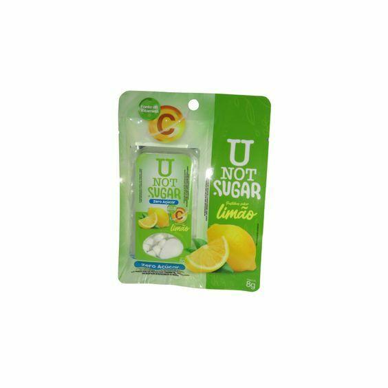 Pastilha Limao Zero u Not Sugar   8Gr