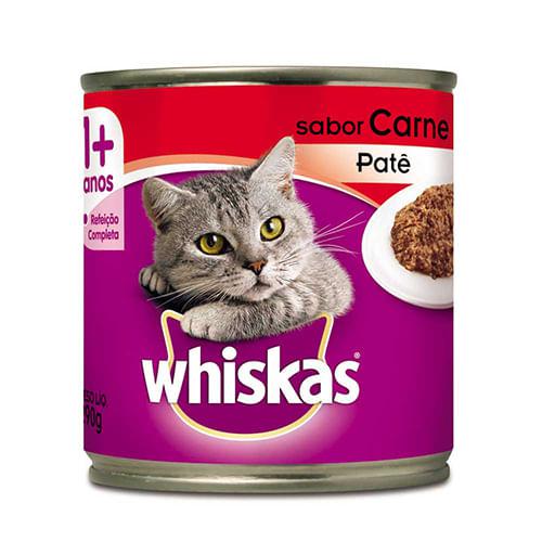 Pate P/Gato Adul 1+ Carn Whiskas Lt 290g