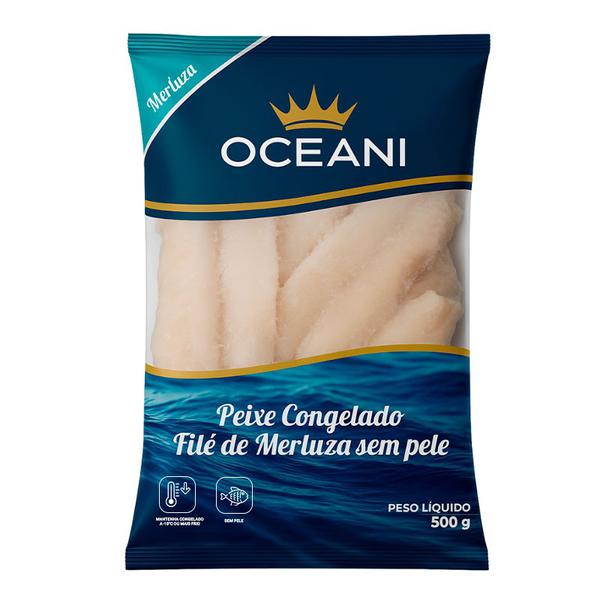 Peixe File Merluza S/Pele OCEANI 500gr