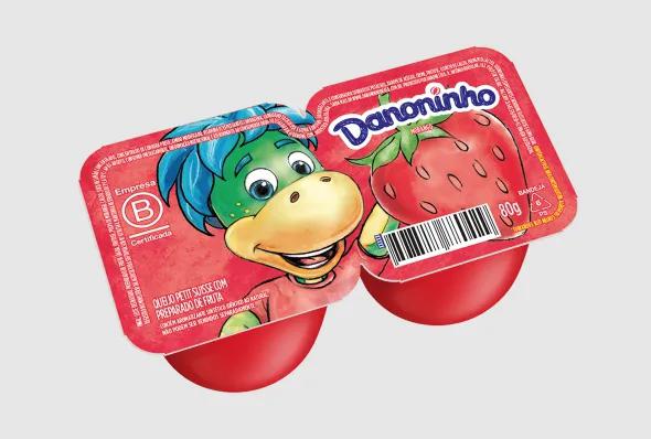 Petiti Suisse Danoninho Morango C/2 80gr
