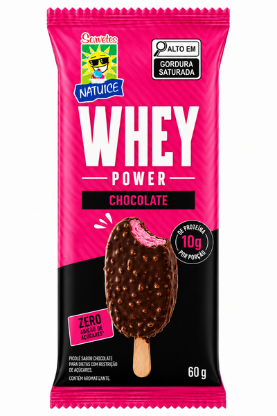 Picole Magg Power Morango Natuice 70g