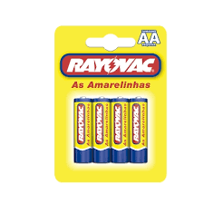 Pilha Zinco Aa (peq) Rayovac C/4